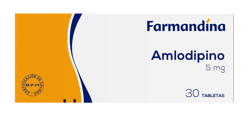 AMLODIPINO TABLETAS 5 MG X 30