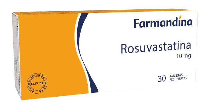 ROSUVASTATINA TABLETAS 10 MG X 30